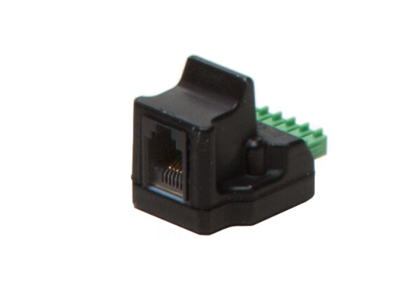 RJ-Adapter für den einfachen Anschluss von RJ-Sensoren an Environment Monitor-Node